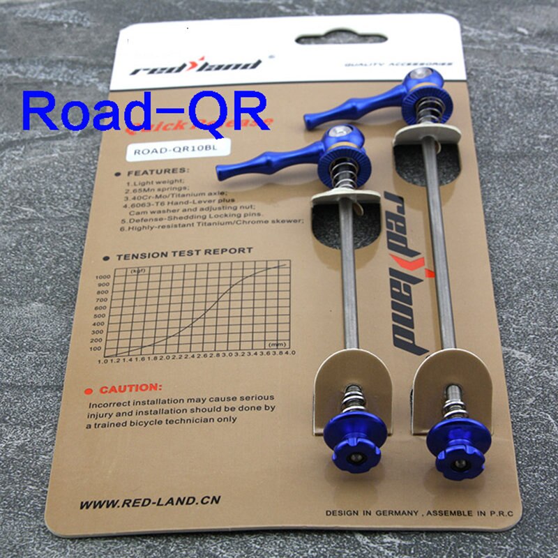 Bicycle Skewer Ti-alloy CNC Quick Release Handle Lever Mtb Mountain Road Bike Skewers Ultralight 52g/pair Universal Front Rear: lanseRoad