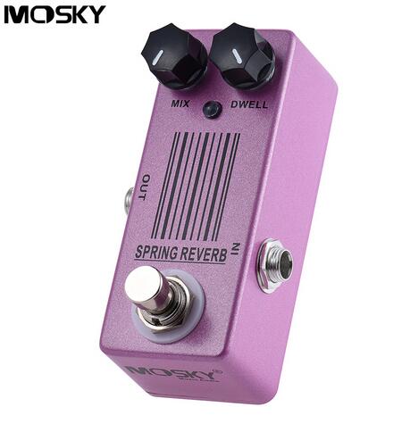 MOSKY Mini Spring Reverb Guitar Effect Pedal Reverb Pedal And True Bypass