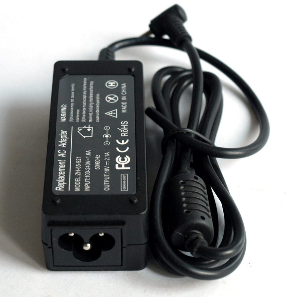 19V 2.1A AC Adapter Charger For ASUS Eee PC 1001HA 1001P 1001PX 1005HA 1016 1016P 1215PW 1215N Power Supply With AC Cable