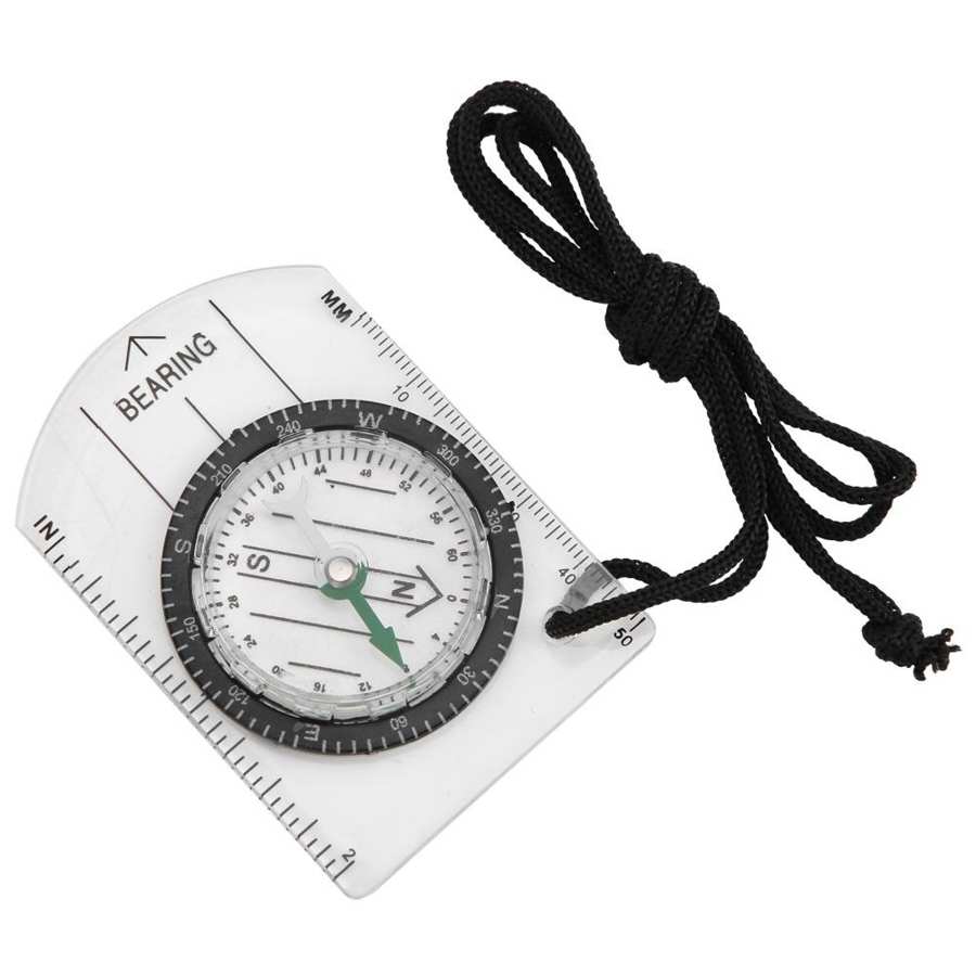 Mulitifunctional 4pcs Outdoor Compass Compass Camping HikingMap Scale Compass Outdoor Survival Accessory