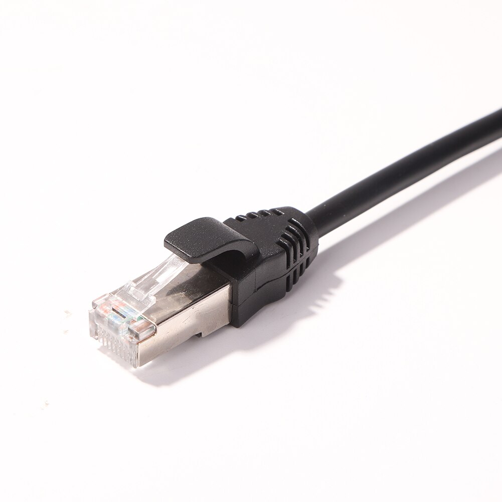 60cm Cat 5 Network Cable Replacement RJ45 1 Male to 2 Female Ethernet LAN Splitter Extension Cable Cord