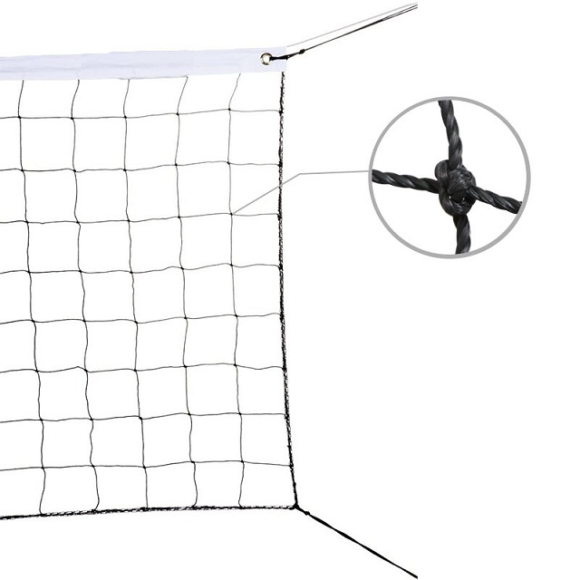 Utomhus beachvolleybollnät 960 x 100cm volleybollnät träningsstandard tennis badmintonnät för inomhusbruk: Gul