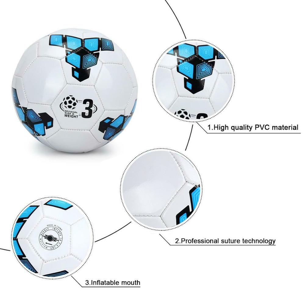 1 PC Children Soccer Balls Soccer Ball Football Amateur Training Football Size 3 Machine Front Football