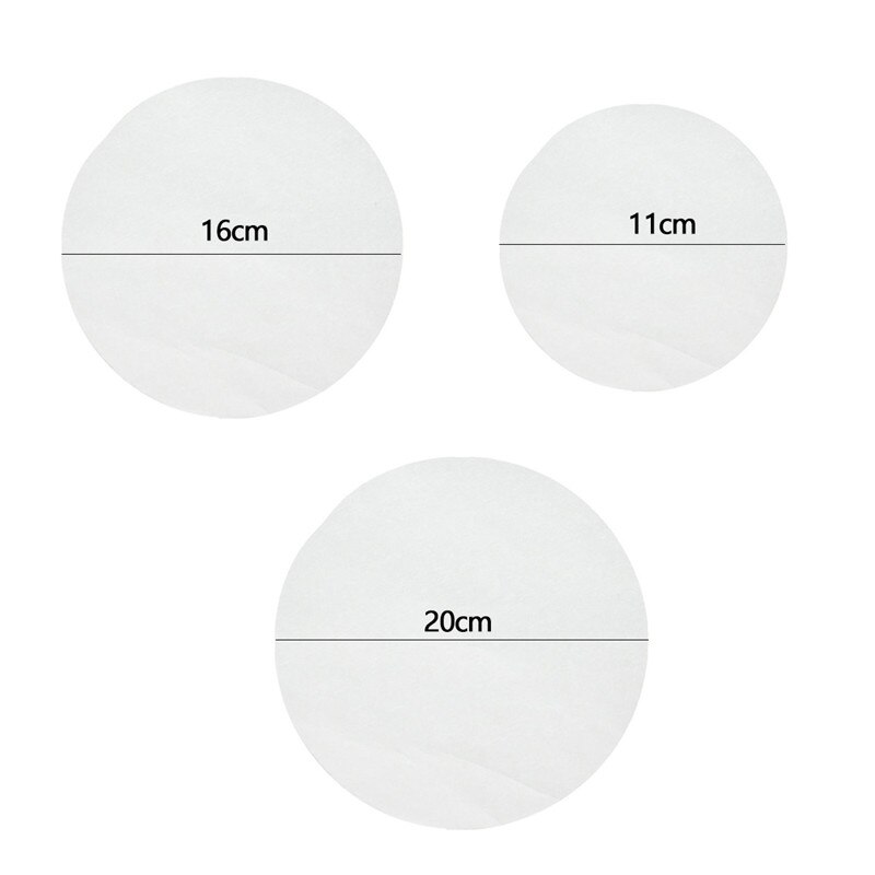 Baking Pastry Mat Pad Parchment Paper Unbleached Silicone Cookies Greaseproof Round Sheets Pizzas Non-stick Barbecue