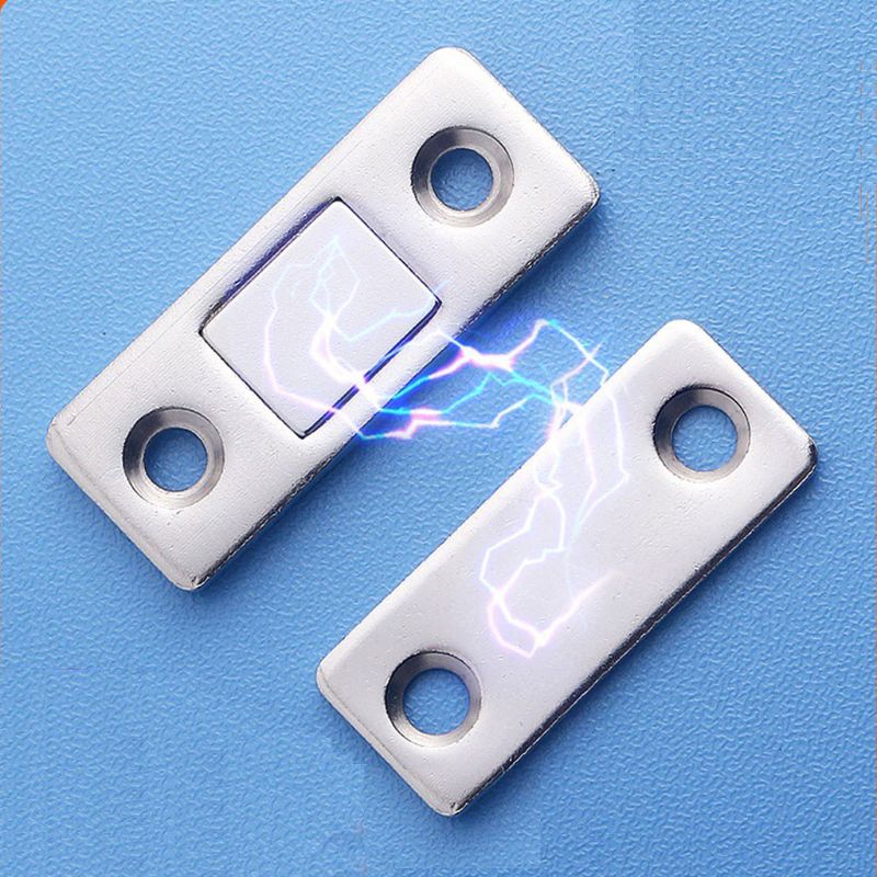 5 Set Stainless Steel Magnetic Door Catch Heavy Duty Magnet Latch Cabinet Catch B85C