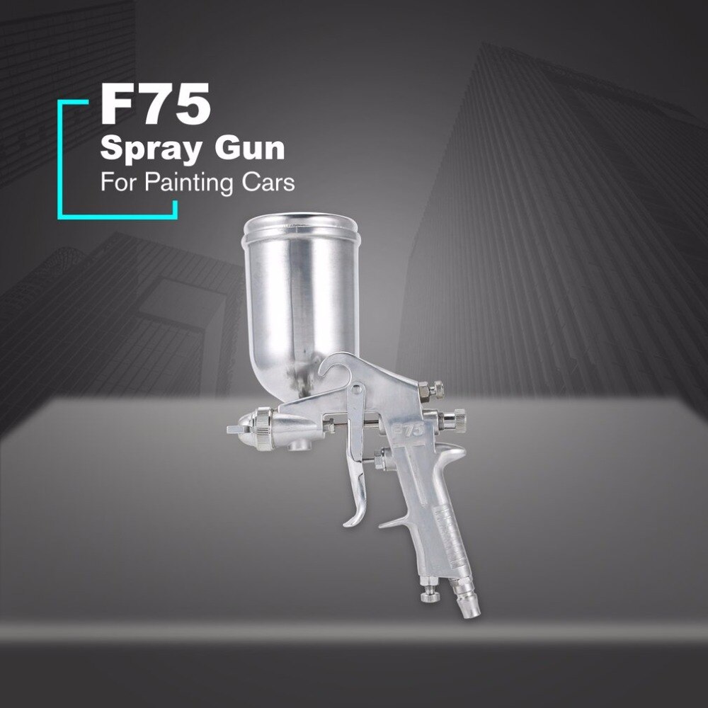 F75 Air Painter Spray Gun Pneumatic 1.5mm Nozzle 400ML Airbrush Sprayer Painting Atomizer Tool With Hopper For Painting Cars
