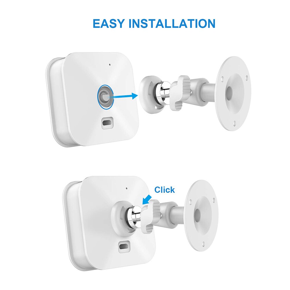 Security Wall Mount Sensor Metal Security Camera Bracket Indoor Mount Bracket 360 Degree Rotation DU55