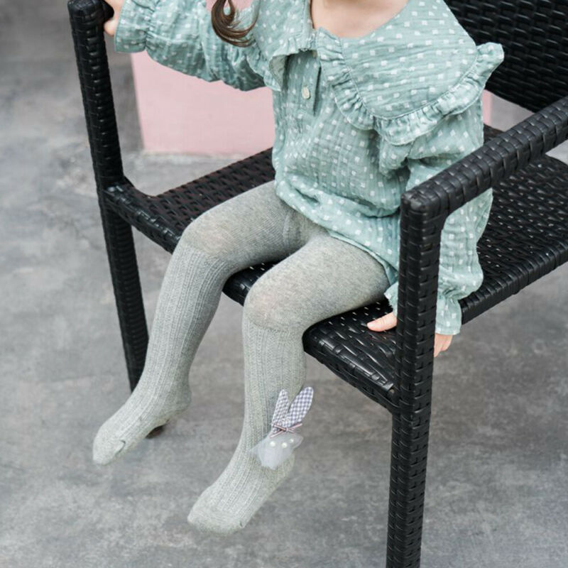 Marka Nowy niemowlę dziewczyny rajstopy dzianiny maluch dzieci bawełniane rajstopy antypoślizgowe bawełniane łuk stałe jesień na co dzień zima moda gorący 2019