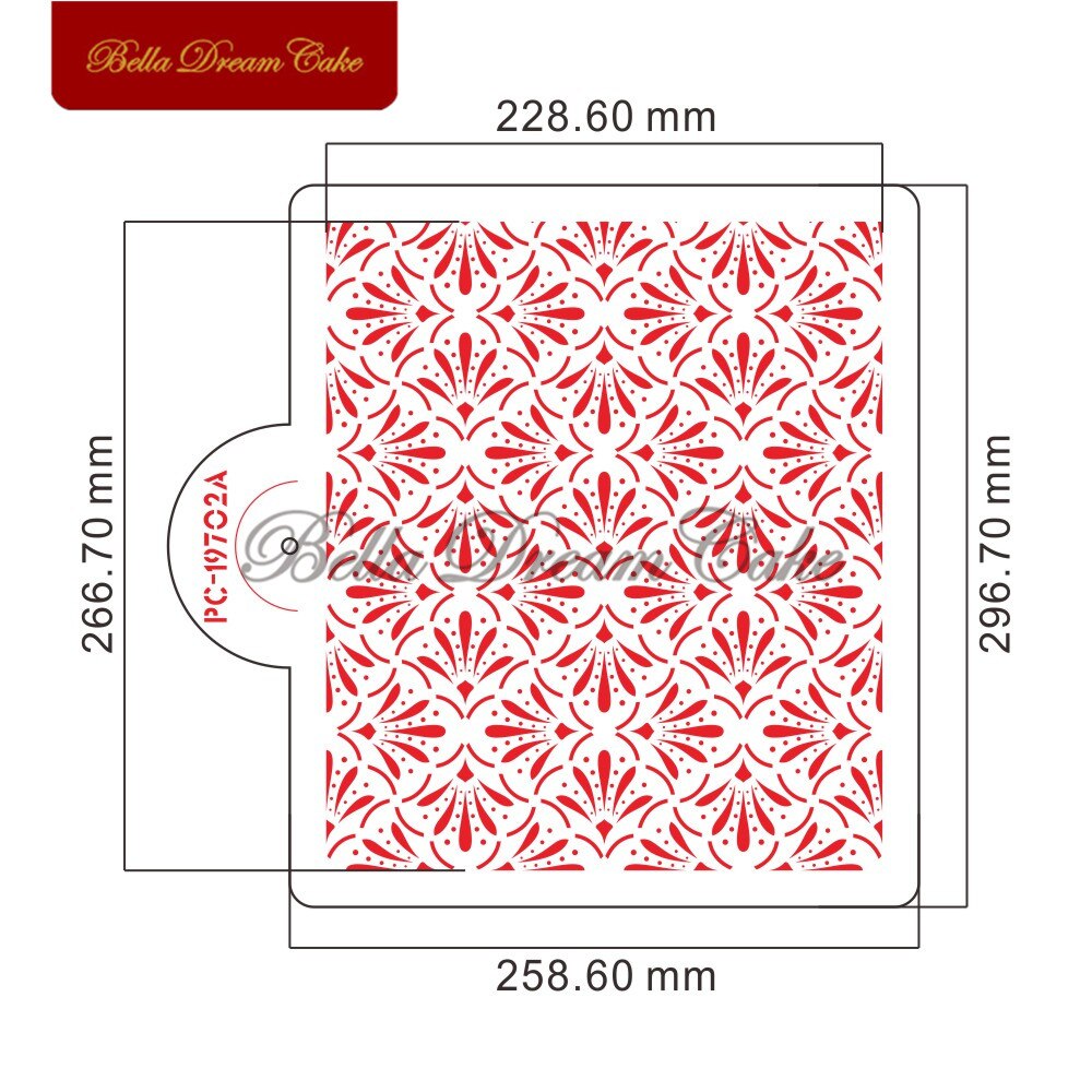 Flower Pattern Cake Stencil Plastic Lace Cake Boder Stencils Template DIY Drawing Mold Cake Decorating Tool Bakeware