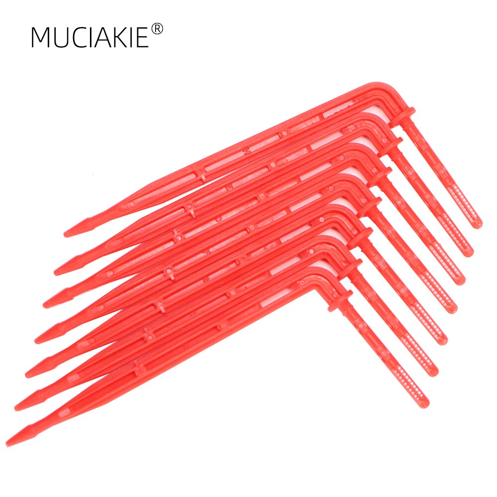 Gotejadores MUCIAKIE 50-1000PCS 1/8 ''Vermelho