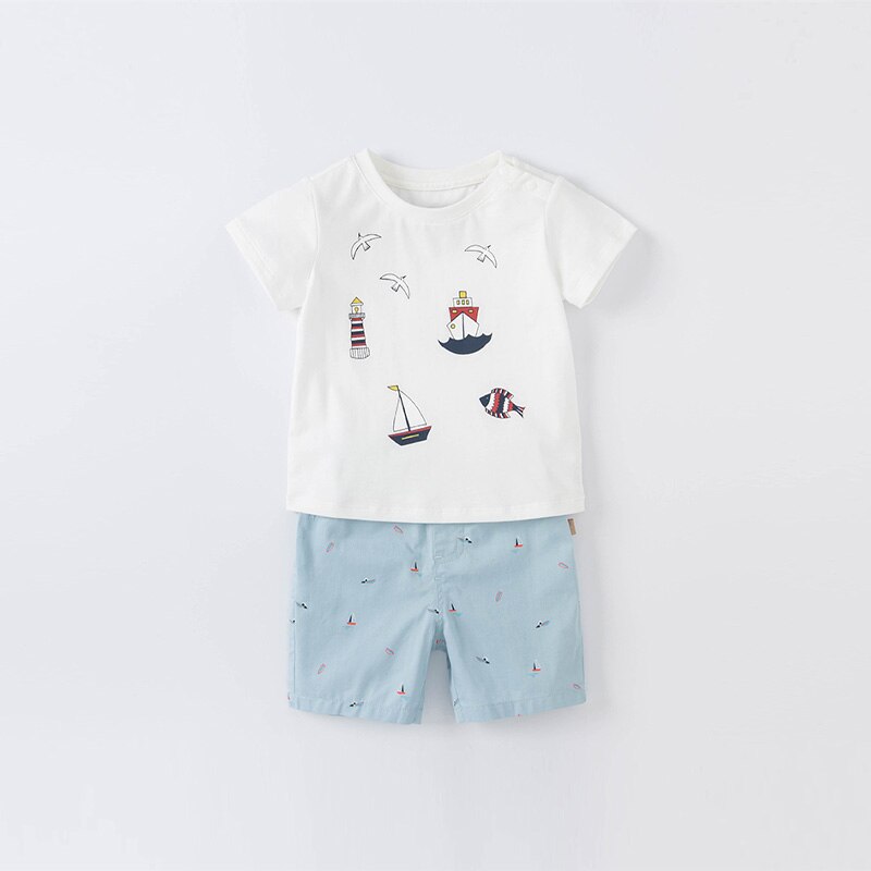 DBX16685 dave bella summer baby boys tasche con stampa di moda pantaloni bambini inginocchiare pantaloni per bambini pantaloni per neonati