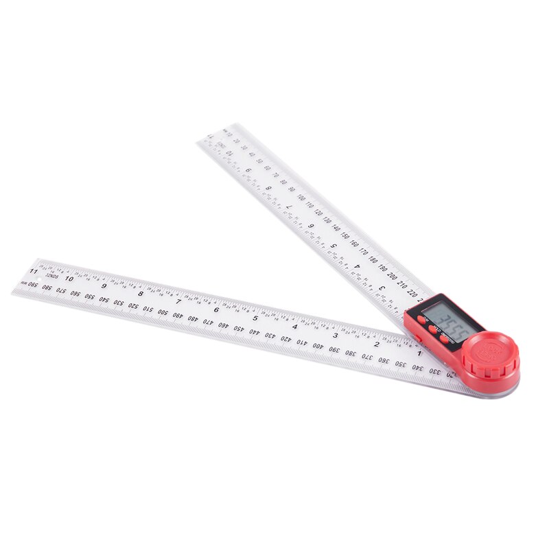0-300mm Digital Meter Angle Inclinometer Angle Digital Ruler Electron Goniometer Protractor Angle Finder Measuring Tool