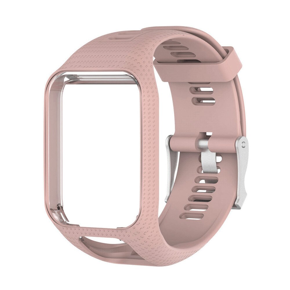 Correa de muñeca para TomTom 2 3 Runner, repuesto de pulsera de música suave, correa de reloj, correa de silicona, accesorio de pulsera de reloj: Khaki