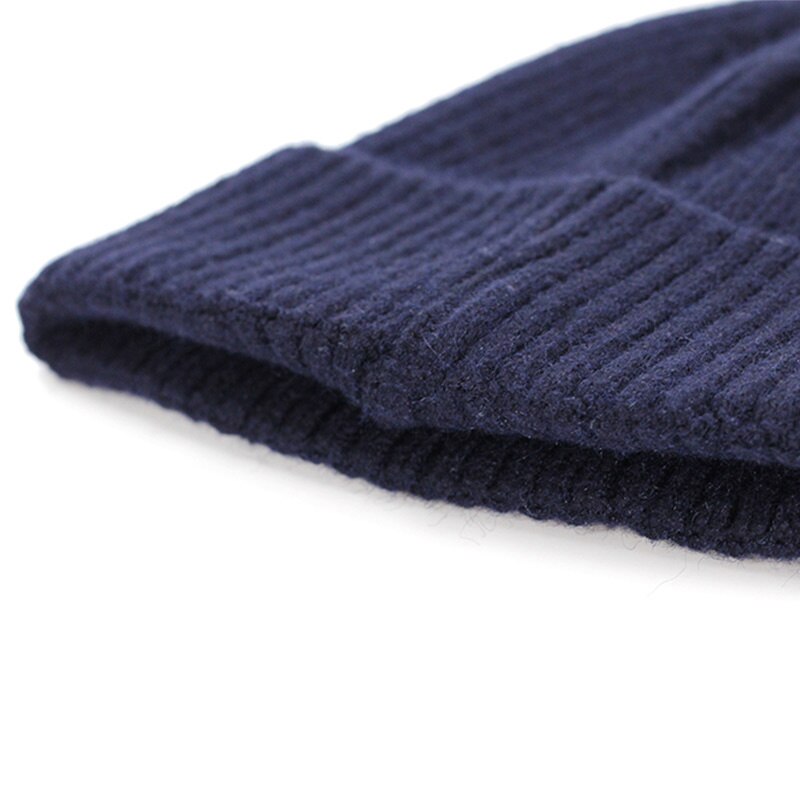 Men's Winter Warm Winter Hats Thick Wool Soft Knit Hats Stylish Casual Beanie Skullies Cozy Cotton Ski warm protect ear hats