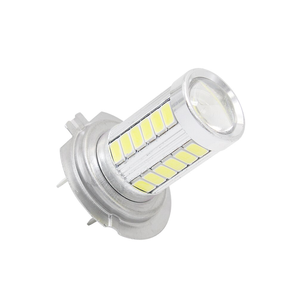 Para la lámpara automotriz LED a prueba de niebla, luz delantera, luz DRL, blanco puro, 12V, 56305730, 33smd, los dos.