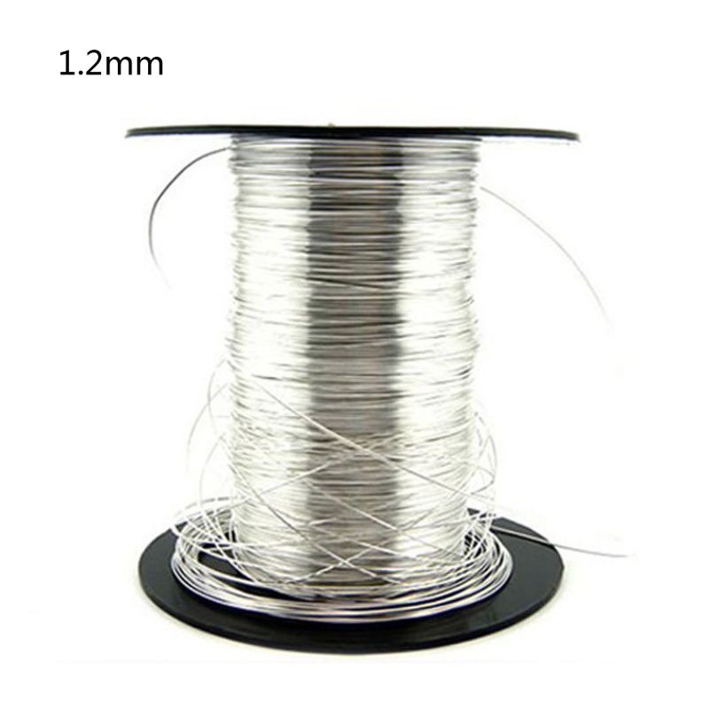 Alambre de plata de ley 925 de 1 M para fabricación de joyas, 0,3/0,4/0,5/0,6/0,7/0,8/0,9/1,2mm: I