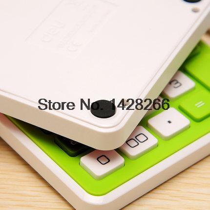 Dual Power Calculadora Electronic Big Display Calculating Candy Color Calculator Stationery Office Material School Supplies