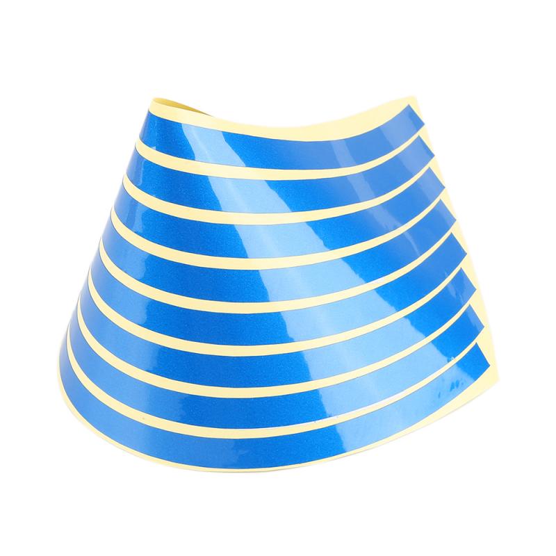 8 sztuk naklejki rowerowe obręcz koła motocyklowego naklejki podnieś naklejki odblaskowe opony aplikacja taśmój bezpieczeństwa naklejki akcesoria rowerowe