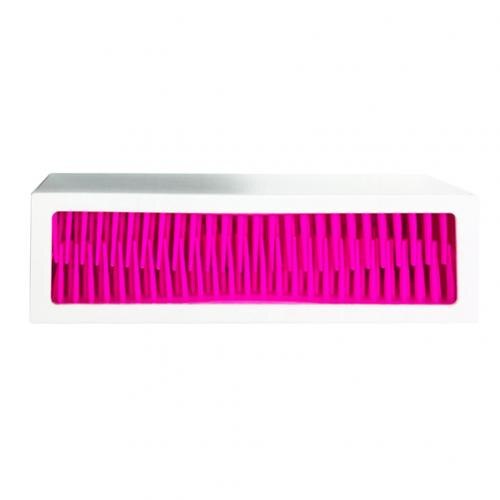Makeup børste læbestifter organizer holder kosmetiske værktøjer opbevaringsboks organizadora børste og tilbehør organizer box: Hvid rose rød