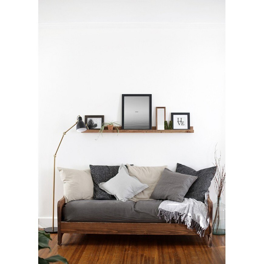 Cabeceros Relax&Wood, Estanteria Duc Natural, 50x6x6 cm, natural, madera, decoracion, natural, hecho a mano
