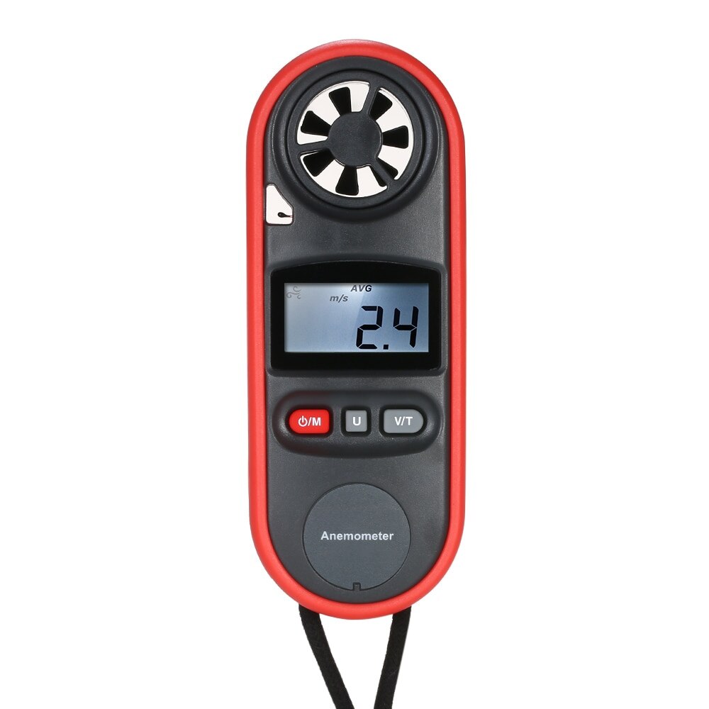 WT816A Draagbare Anemometer Anemometro Thermometer Wind Gauge Meter Windmeter LCD Digitale Hand-held tool