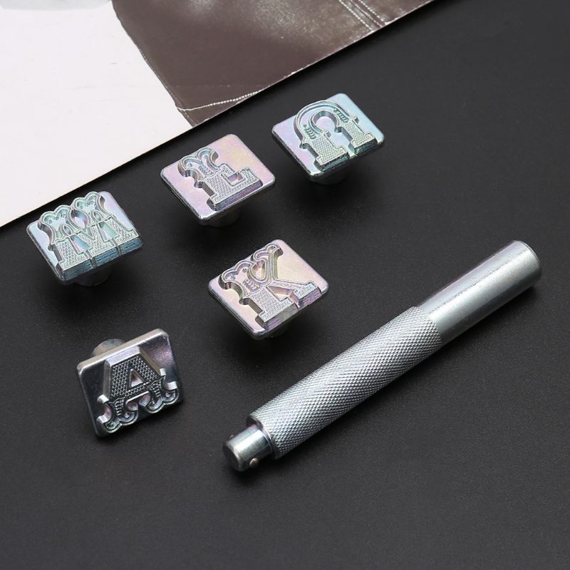 26pcs Steel Alphabet Letter Stamp Punch Set DIY Leather Craft Metal Punching Tools Kit