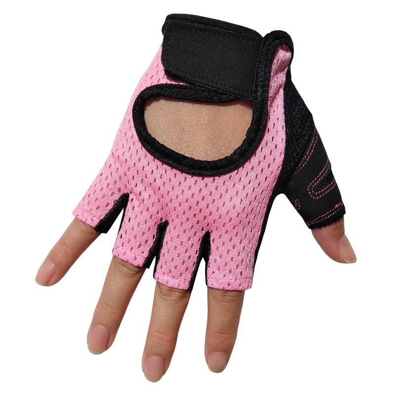 Gym Fitness Gloves Power Weight Lifting Women Men Crossfit Workout Bodybuilding Half Finger Hand Protector