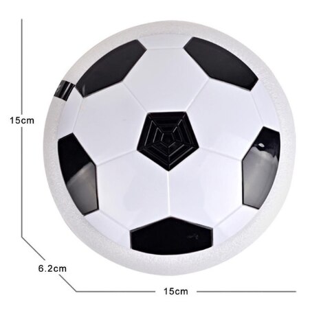 Barn mini utveckling leksak boll leksaker svävande multi-ytor inomhus glidande luftfjädrad fotboll fotboll flytande fotboll: 15cm med låda