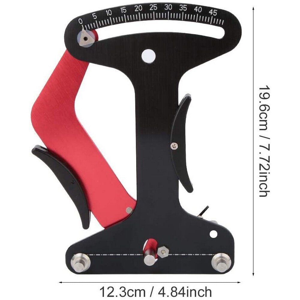 Medidor de tensión de radios de bicicleta de aleación de aluminio, comprobador de radios de rueda, herramienta de ajuste de tensión de cable, accesorios de herramientas de rueda de bicicleta