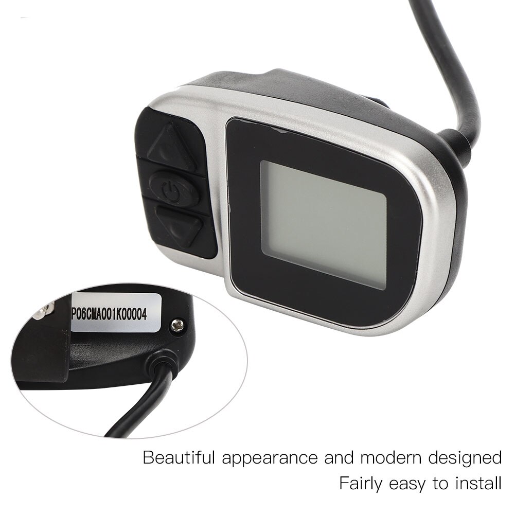 Écran LCD 6 Broches Pour Moteur Vélo électrique TSDZ2 - Affichage Clair