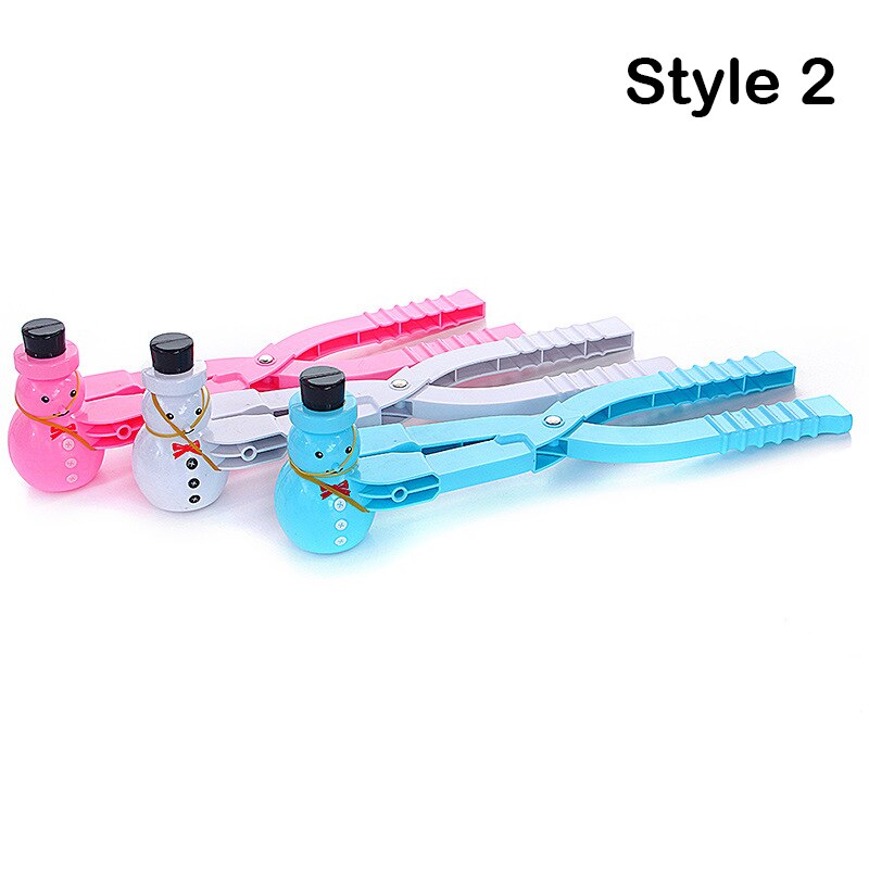 Sneeuwpop Clip Sneeuwpop Sneeuwbal Clip Tang Maker Voor Kinderen Volwassen Winter Sneeuw Lbv: 1PC   Style 2