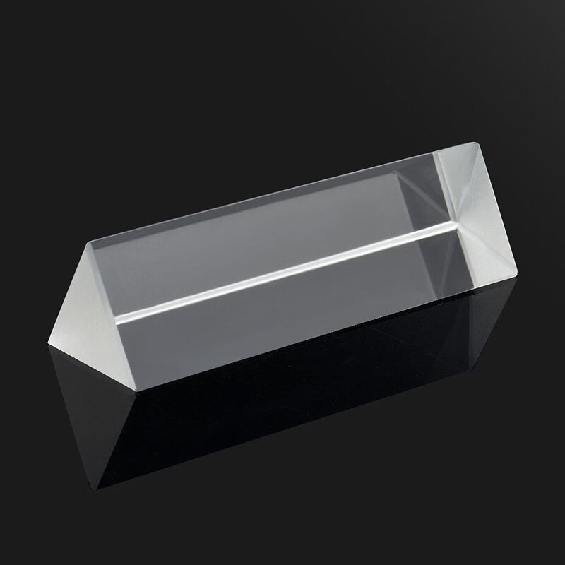 Prismes optiques de prisme de couleur triangulaire enseignement de la physique du verre spectre de lumière réfractée arc-en-ciel enfants étudiants présentent une offre spéciale