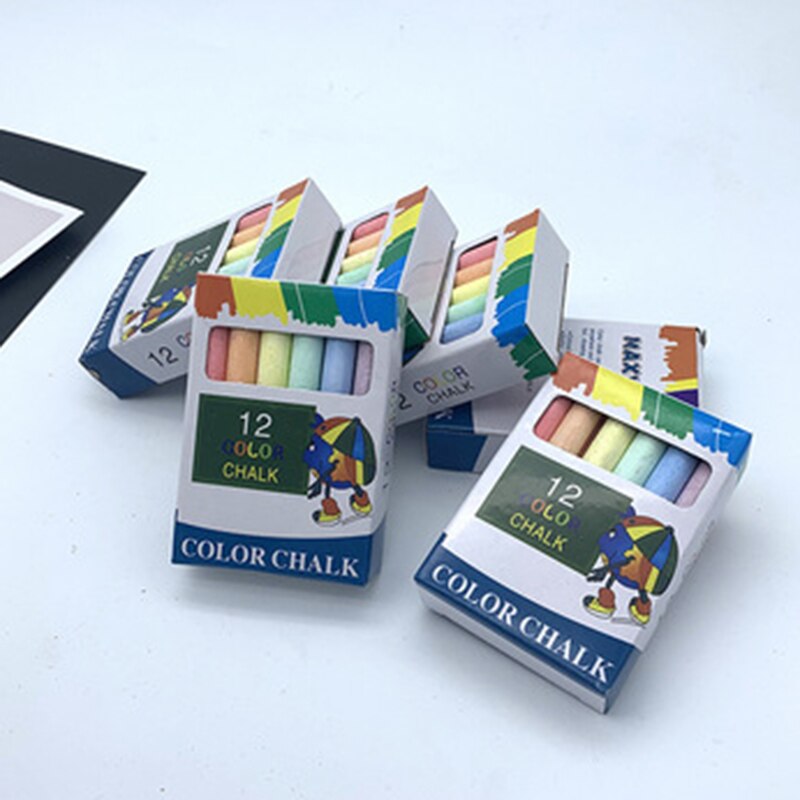 -240PCS Dustless Teacher Colour Chalk Pen Drawing Chalks for Blackboard Stationary Office School Supplies