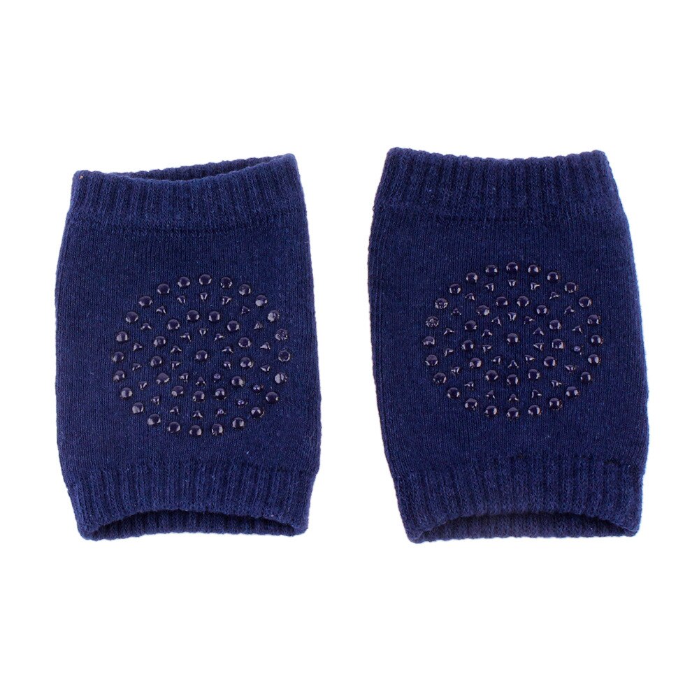 neue Baby Zubehör Baby Kleinkind Krabbeln Knie Pads Sicherheit Gehen Bein Ellenbogen Schutz Kissen Keine-Unterhose Kieselsäure Gel: Marine Blau