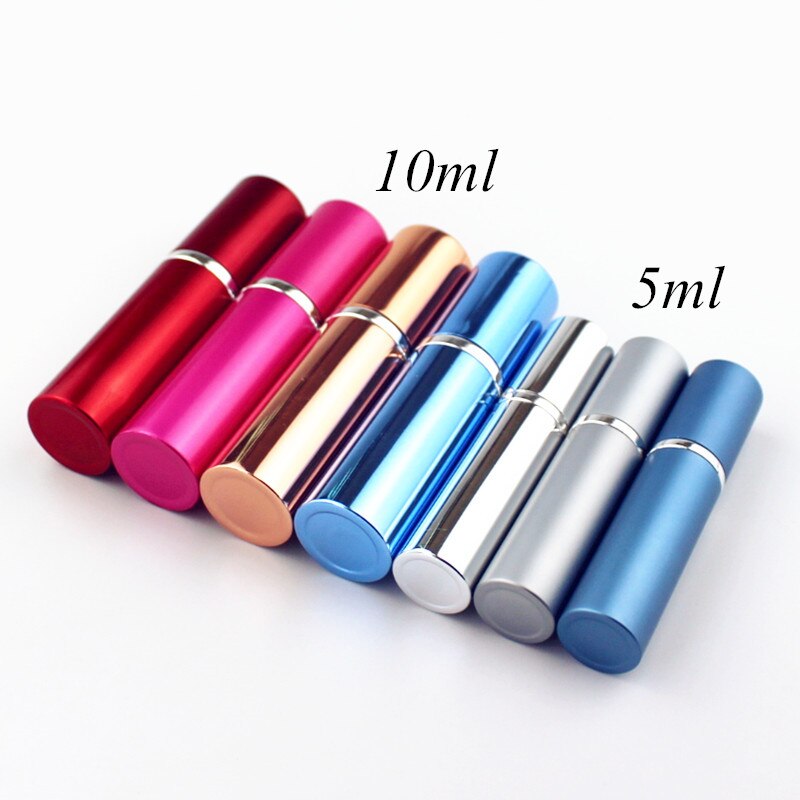 5ml 10ml parfum glazen fles reis aluminium spray verstuiver lege metalen parfum verstuiver draagbare