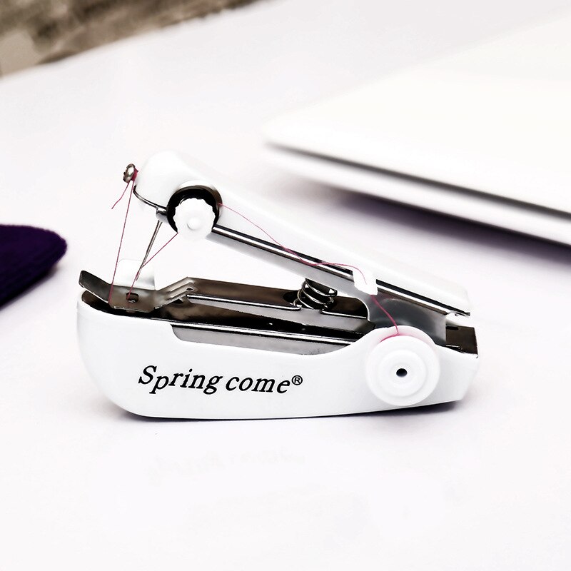 Mini Hand Sewing Machine, Sewing Machine Simple Operation Sewing Tools Sewing Cloth Fabric Handy Needlework Tools