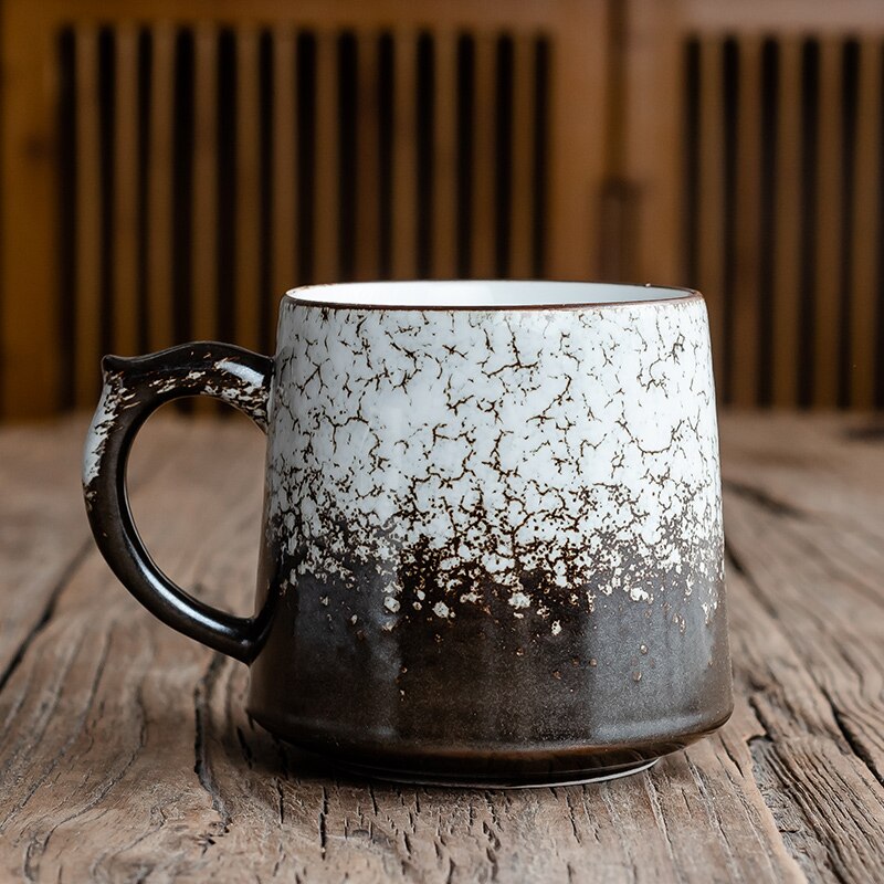 Taza de cerámica de 450ML JIA-GUI LUO, taza de café, tazas de café, Taza de cerámica de estilo japonés, taza de leche para el hogar, taza de té I080