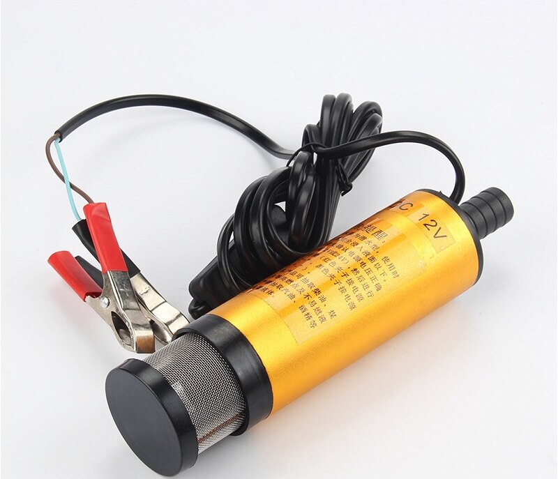 12v24v portable DC micro oil pump submersible pump diesel pump oil self-priming pump water pump