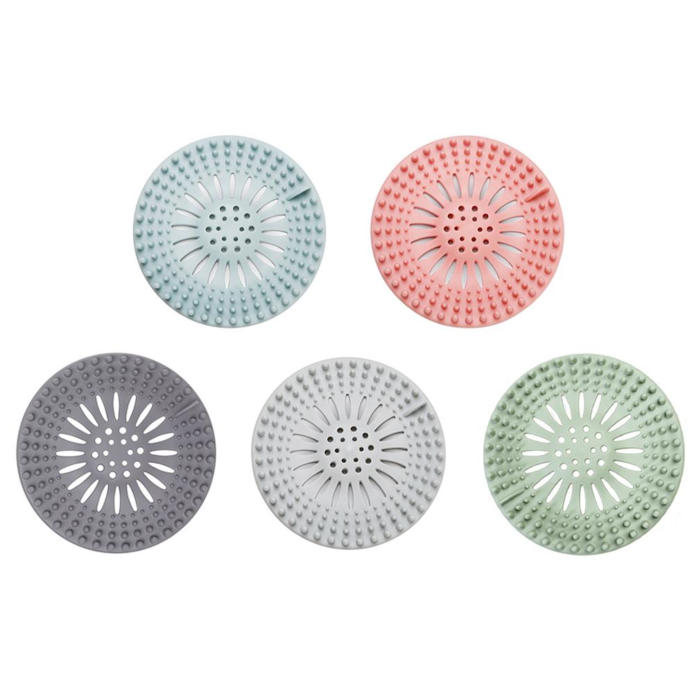 Tapón de silicona para desagüe de ducha, filtro de goma para fregadero, colador Protector para bañera, cocina, baño, desagüe de suelo