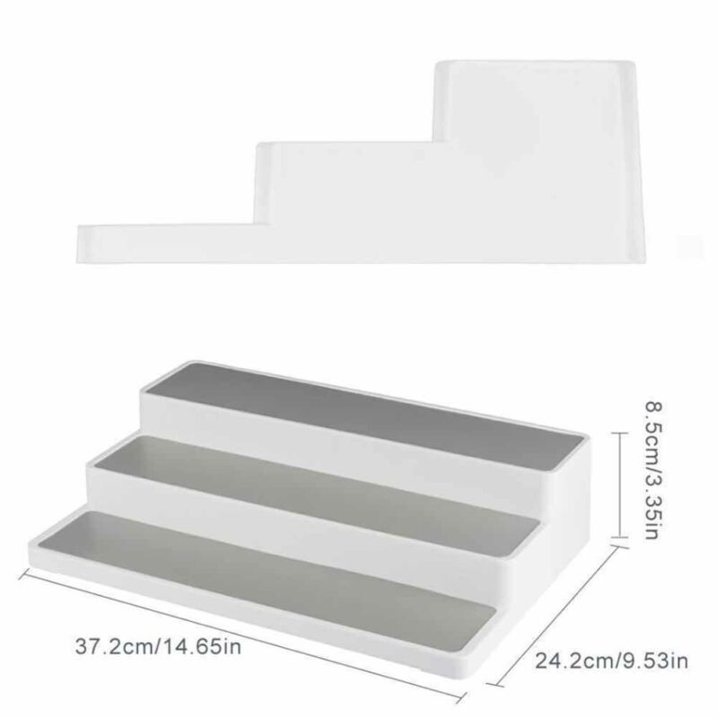 3 Tier Spice Herb Bottle Rack Holder Kast Organiser Opslag Keuken Tool Multifunctionele Commodity Plank