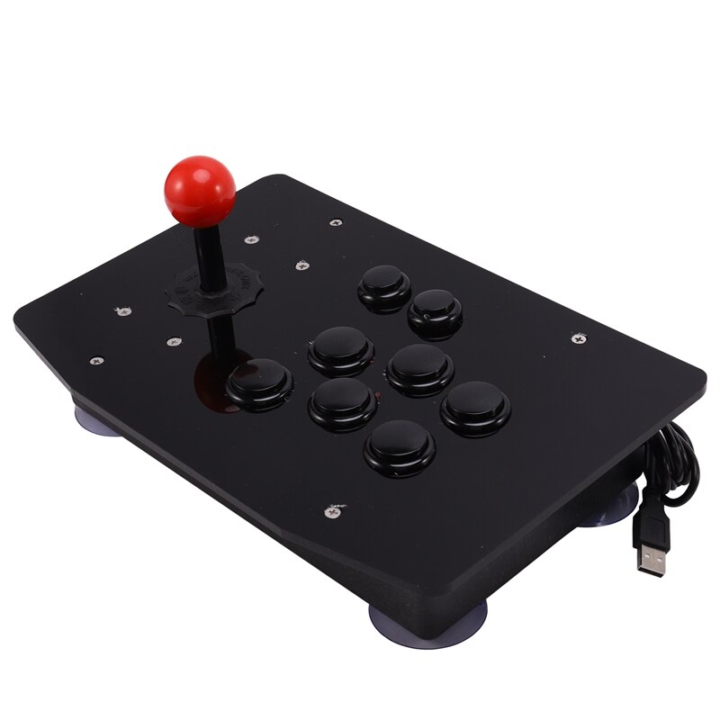 Manette d'arcade USB jeu d'ordinateur Rocker ordinateur Pc combat manette poignée