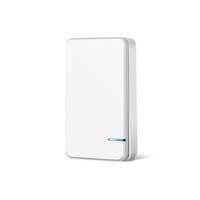 Vattentät trådlös strömbrytare fjärrkontroll ljusbrytare inga ledningar vägg tryckknapp belysning lampor fläktar på/av-brytare: Bara växla