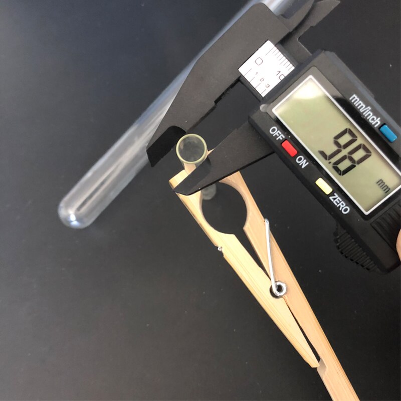 Support pour tubes à essai en bois de laboratoire, diamètre 9.8mm-19.7mm, pince pour tubes à essai en verre, 1 pièce