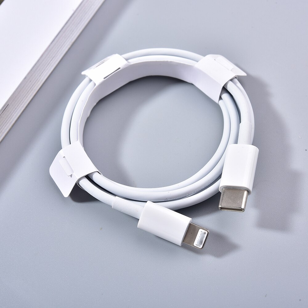 20w 18w Pd Usb C Charger For Iphone Apple 8 Plus X XR XS IPad Pro Air Type C Qc 3.0 Fast Quick Charging Mobile Phone Charger: Only cable