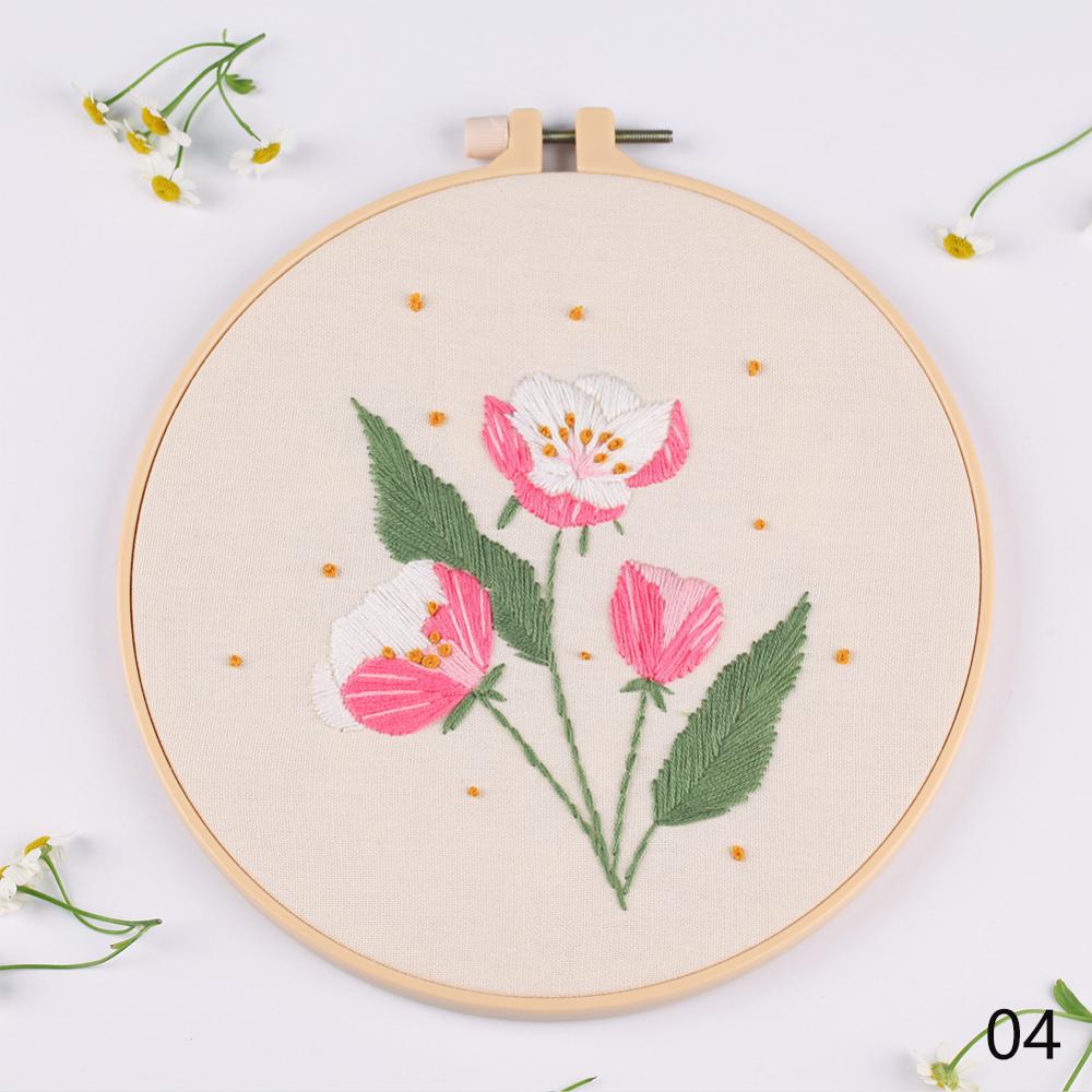 Circle Embroidery Kits ,Embroidery Set,Needlework Embroidery, Cross Stitch kits, Embroidery for Beginner, DIY Art Sewing Craft: 10