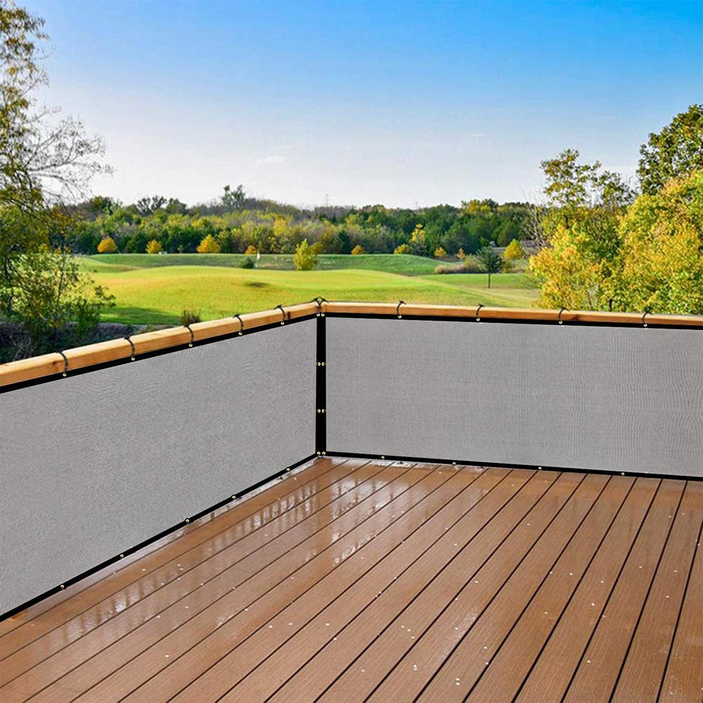 Waterproof Balcony Shade Net Balcony Privacy Screen Cover Weather-Resistant Windscreen For Outdoor Backyardsalon De Jardin Net