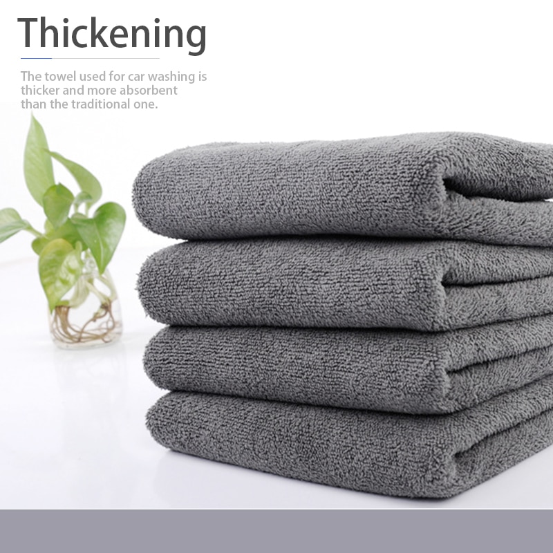 60*30cm autowashanddoeken 450/800 gsm multifunctionele handdoek voor autodetailing dikke autoreiniging superabsorberende droogdoek
