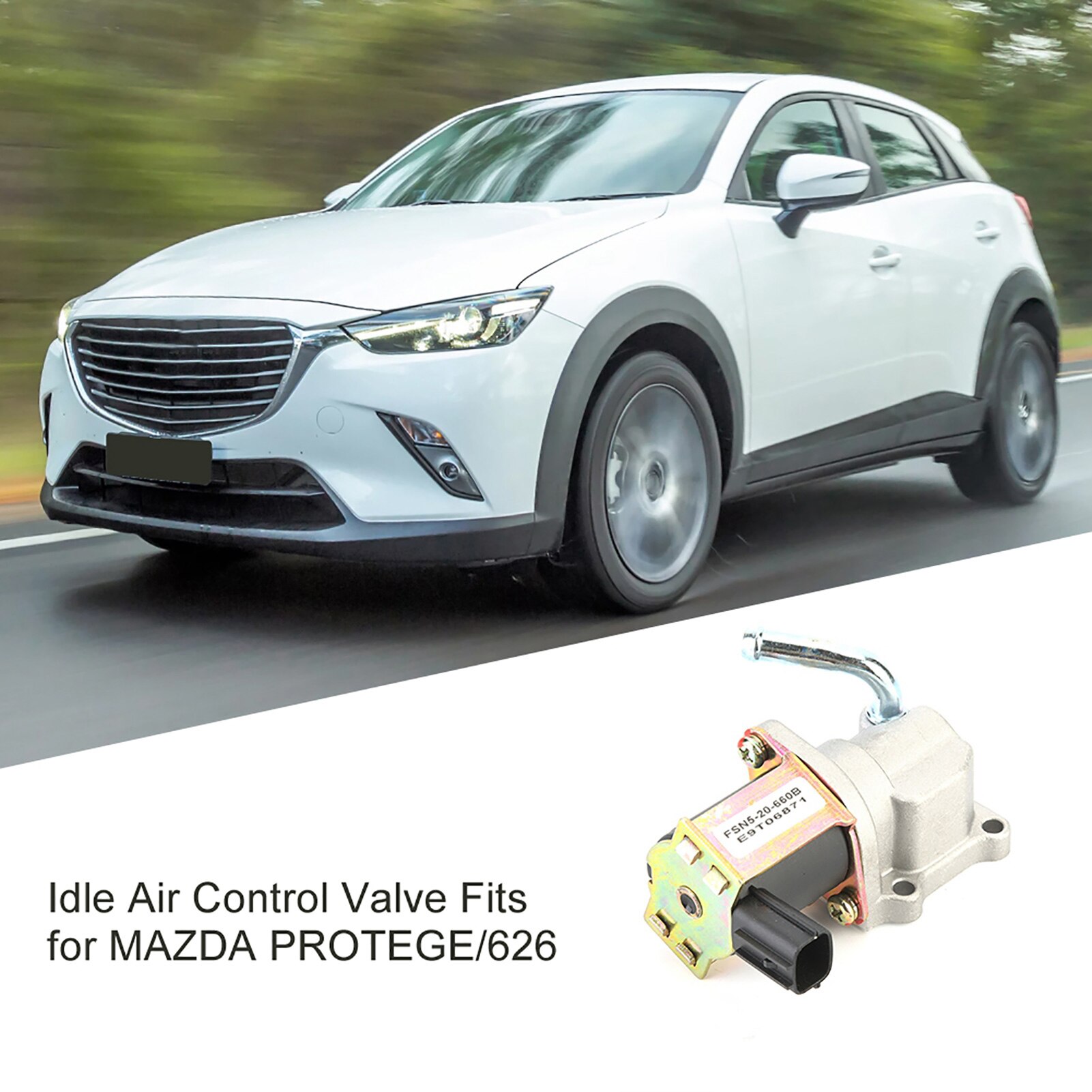 Válvula de Control de aire en ralentí para coche, accesorios de FSN5-20-660B compatibles con MAZDA PROTEGE5, PROTEGE, 626, 1999-2003