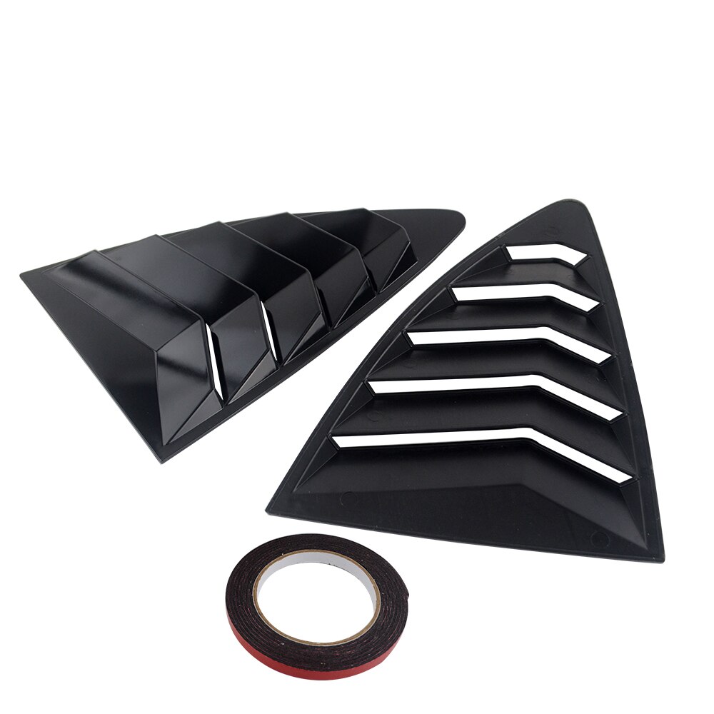 Rear Quarter Window Louvers Spoiler Panel for Scion FRS for Subaru BRZ for Toyota 86 GT86 ABS Stickers