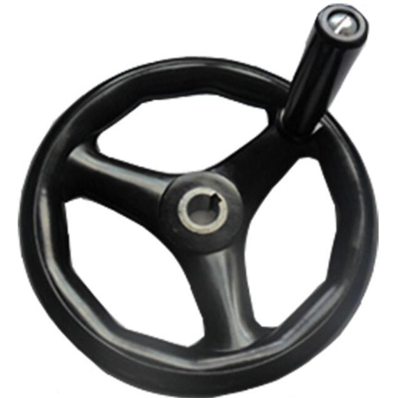 Bakelite Round Rim Hand Wheel 22x250mm Three Rib Round Wheel